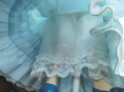 16 in porc sandra blue undies